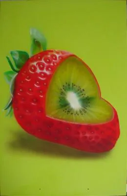 клубникиви,фрагмент росписи фасада кухни