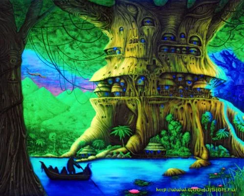 King Tree (acril on canvas) 3.0m x 2.5m
