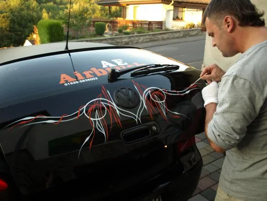 Моя работа PINSTRIPING