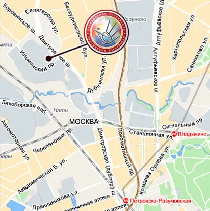 Москва, Ильменский проезд, д. 4, карта проезда